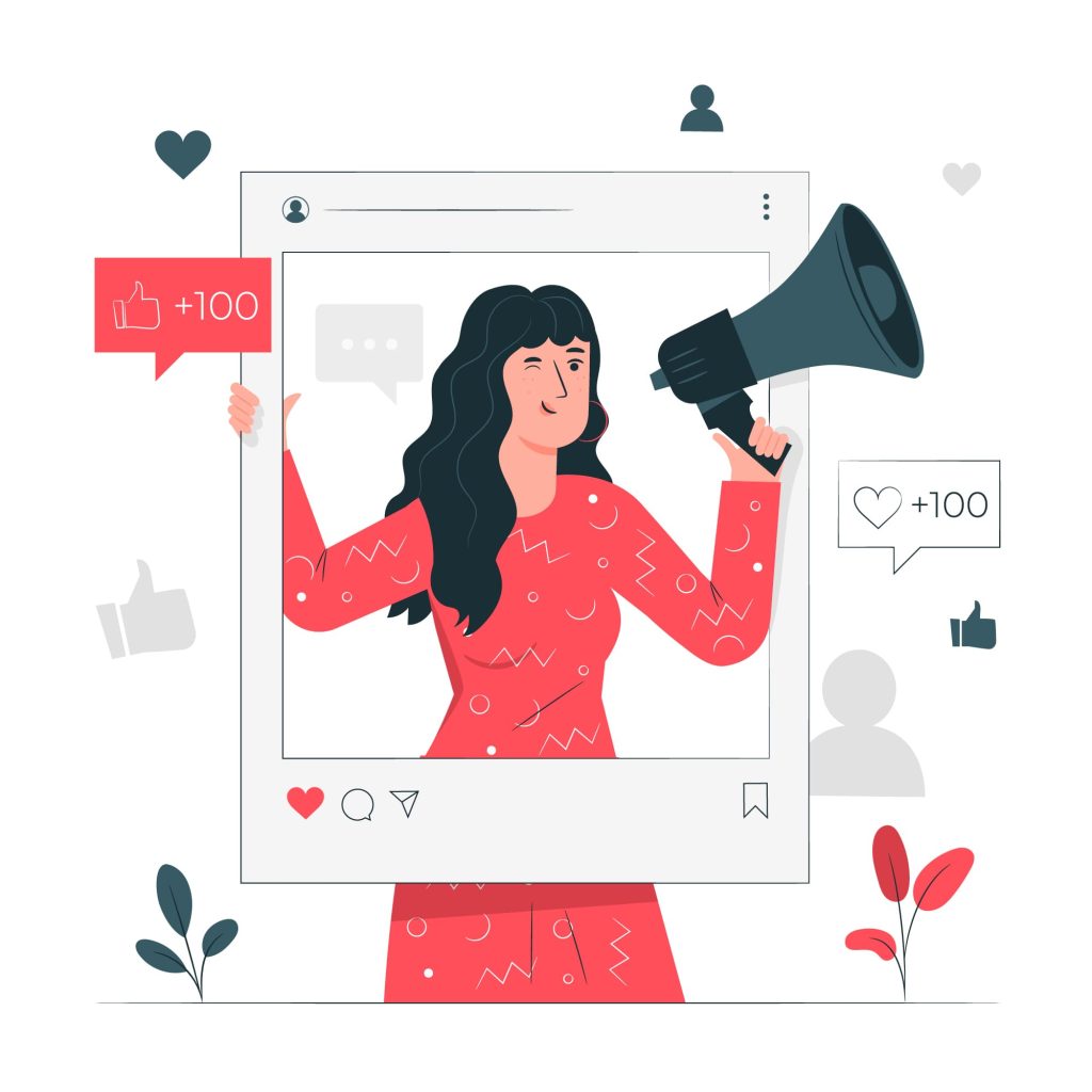 The growth of influencer marketing